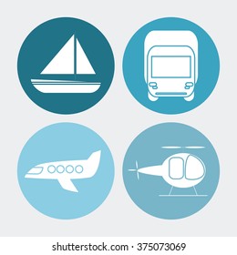 Transportation  icon design 