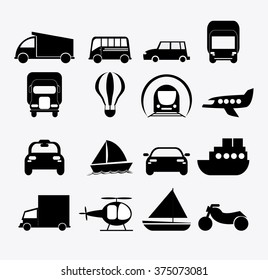 Transportation  icon design 