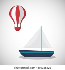 Transportation icon design