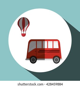 Transportation icon design
