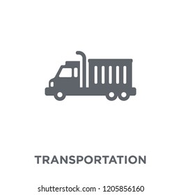 Transportation icon. Transportation design concept from Delivery and logistic collection. Simple element vector illustration on white background.