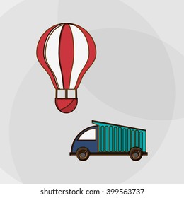 Transportation icon design, vector illustration