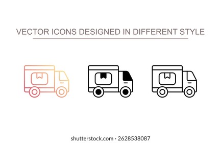 Diseño de icono de transporte con fondo blanco Ilustración de stock