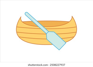 Transportation Icon Flat Sticker Design