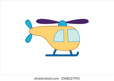Transportation Icon Flat Sticker Design