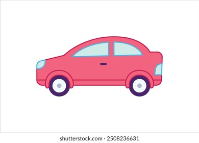 Transport Icon flache Aufkleber Design