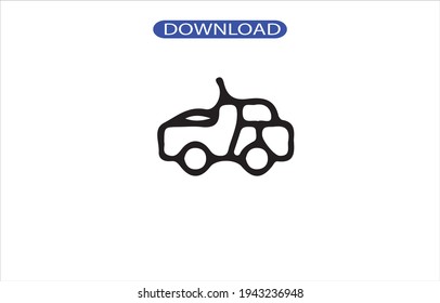 icono de transporte o logotipo de alta resolución