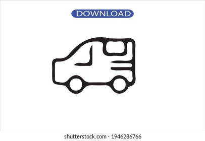icono de transporte o logotipo de alta resolución 