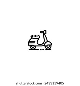 Transportation Icon Motorcycle, Train, Plane and Vehicle