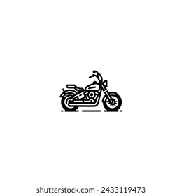 Transportation Icon Motorcycle, Train, Plane and Vehicle