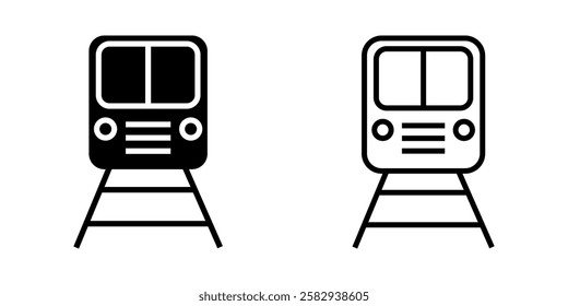 Transportation icon on white background