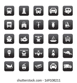  Transportation icon set 