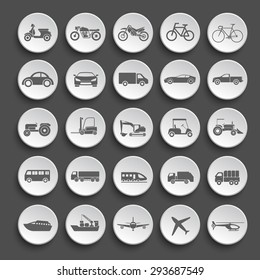 Transportation icon set.vector