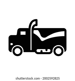 transportation icon solid illustration expedition