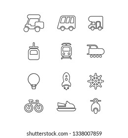 transportation icon vector