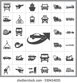 Transportation Icon Vector Illustration