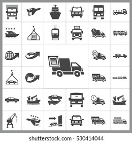 Transportation Icon Vector Illustration