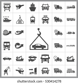 Transportation Icon Vector Illustration