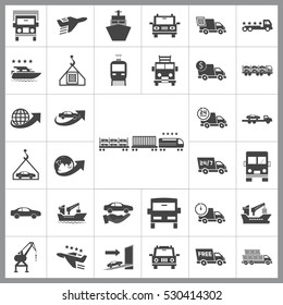 Transportation Icon Vector Illustration