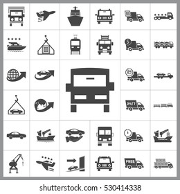 Transportation Icon Vector Illustration
