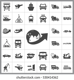 Transportation Icon Vector Illustration