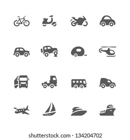 Transportation icons