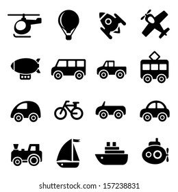 Transportation icons
