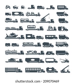 Transportation icons