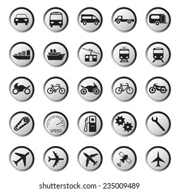 Transportation icons