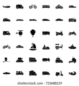 Transportation icons