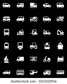 TRANSPORTATION ICONS SET