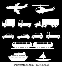 Transportation Icons Set