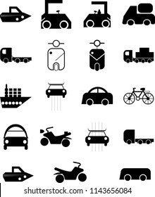 Transportation icons set, Transport Vector illustration