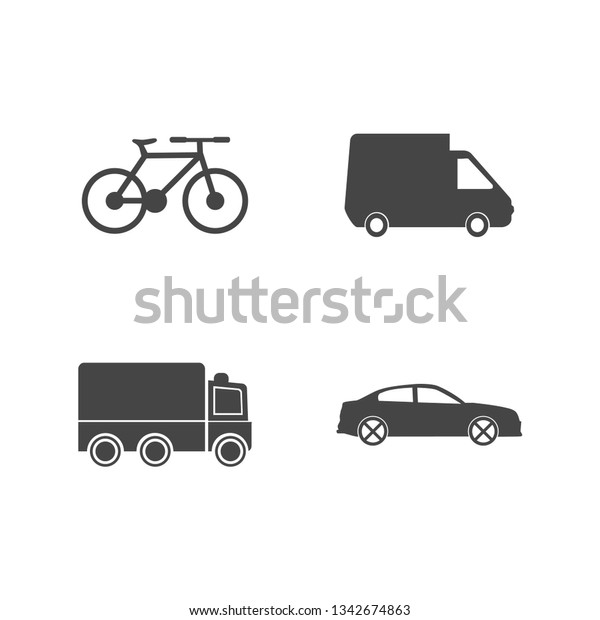 transportation\
icons set. Vector illustration. car\
icons