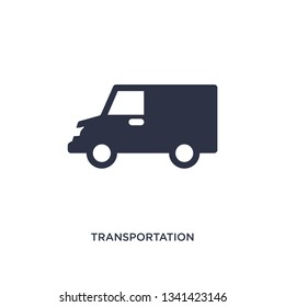 transportation isolated icon. Simple element illustration from delivery and logistics concept. transportation editable logo symbol design on white background. Can be use for web and mobile.