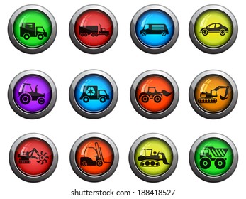 Transportation & Loading Machines Icons