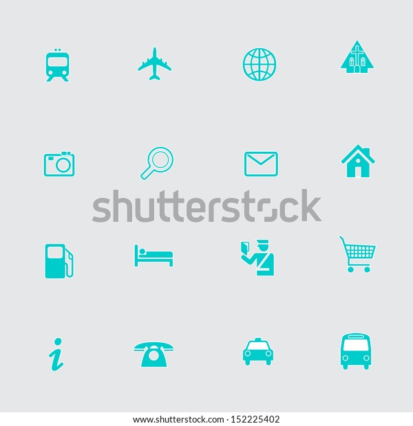 transportation and location\
icons