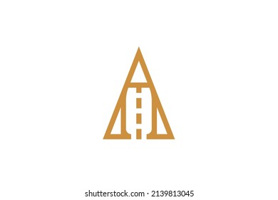 Transportation and Location Monoline Logo