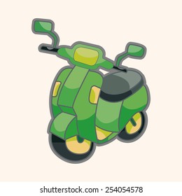 transportation motor theme elements