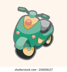 transportation motor theme elements