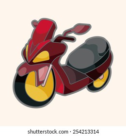 transportation motor theme elements