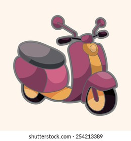 transportation motor theme elements