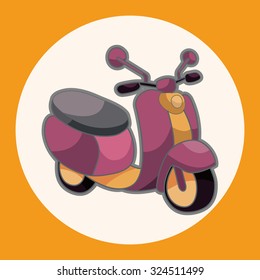 transportation motor theme elements