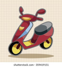 transportation motor theme elements
