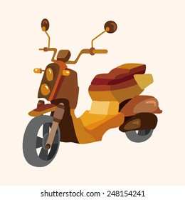 transportation motor theme elements vector, eps