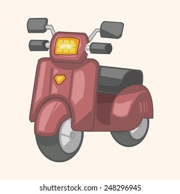 transportation motor theme elements vector, eps