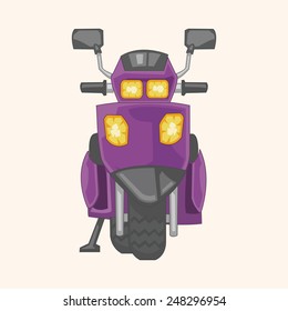 transportation motor theme elements vector, eps