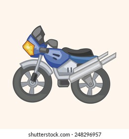 transportation motor theme elements vector, eps