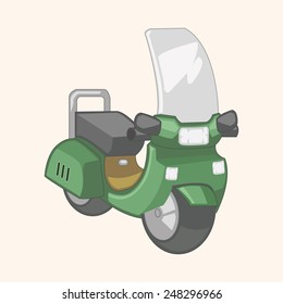 transportation motor theme elements vector, eps