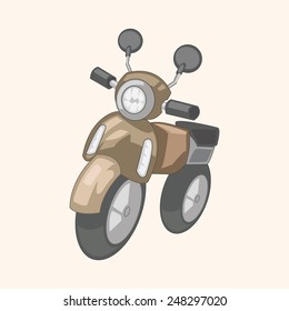 transportation motor theme elements vector, eps